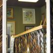 Large Custom Framed Mirror with Omega Brand Wood molding frame